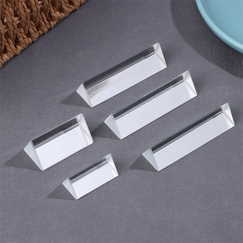 Photography Lighting Design - Transparent glass prism, professional light refraction
