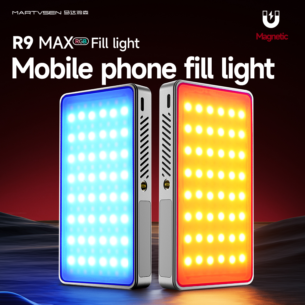 Photography Lighting Tool - Mini Rechargeable R9PRO full-color RGB Camera