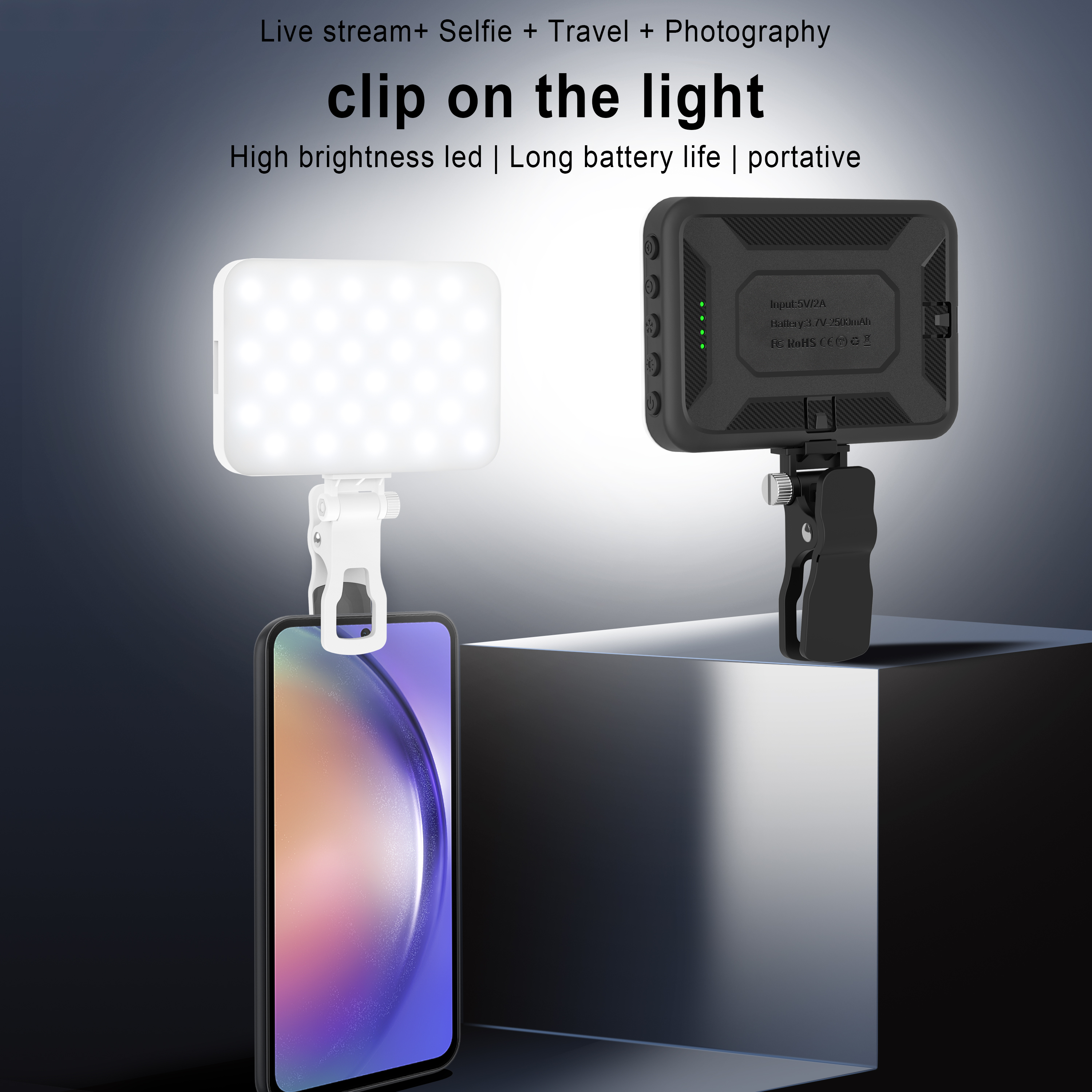 Photography Lighting Patterns - LED Selfie Light 60 High-quality LED