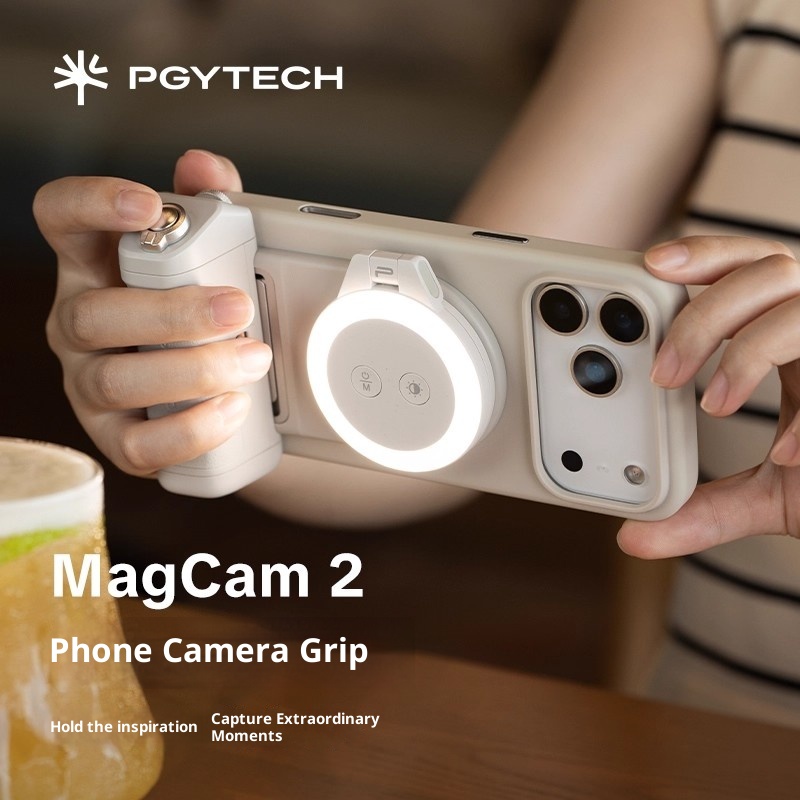 Photography Lighting Wireless - PGYTECH MagCam2 Mobile Photography Grip with