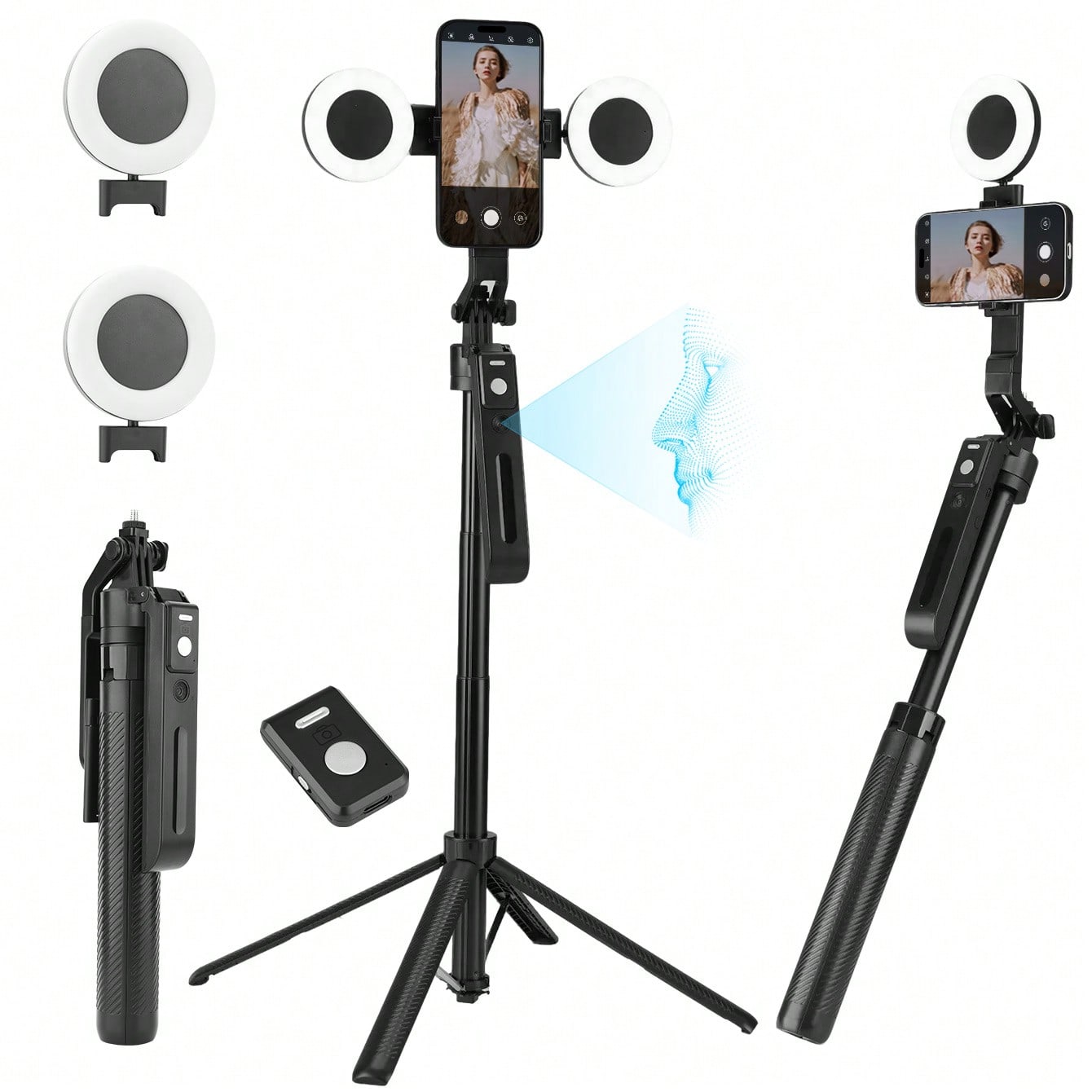 Photography Lighting Wireless - 2025 New AI Auto Tracking Selfie