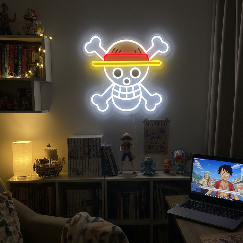 Photography Lighting Game - Pokemon One Piece Anime Neon Sign