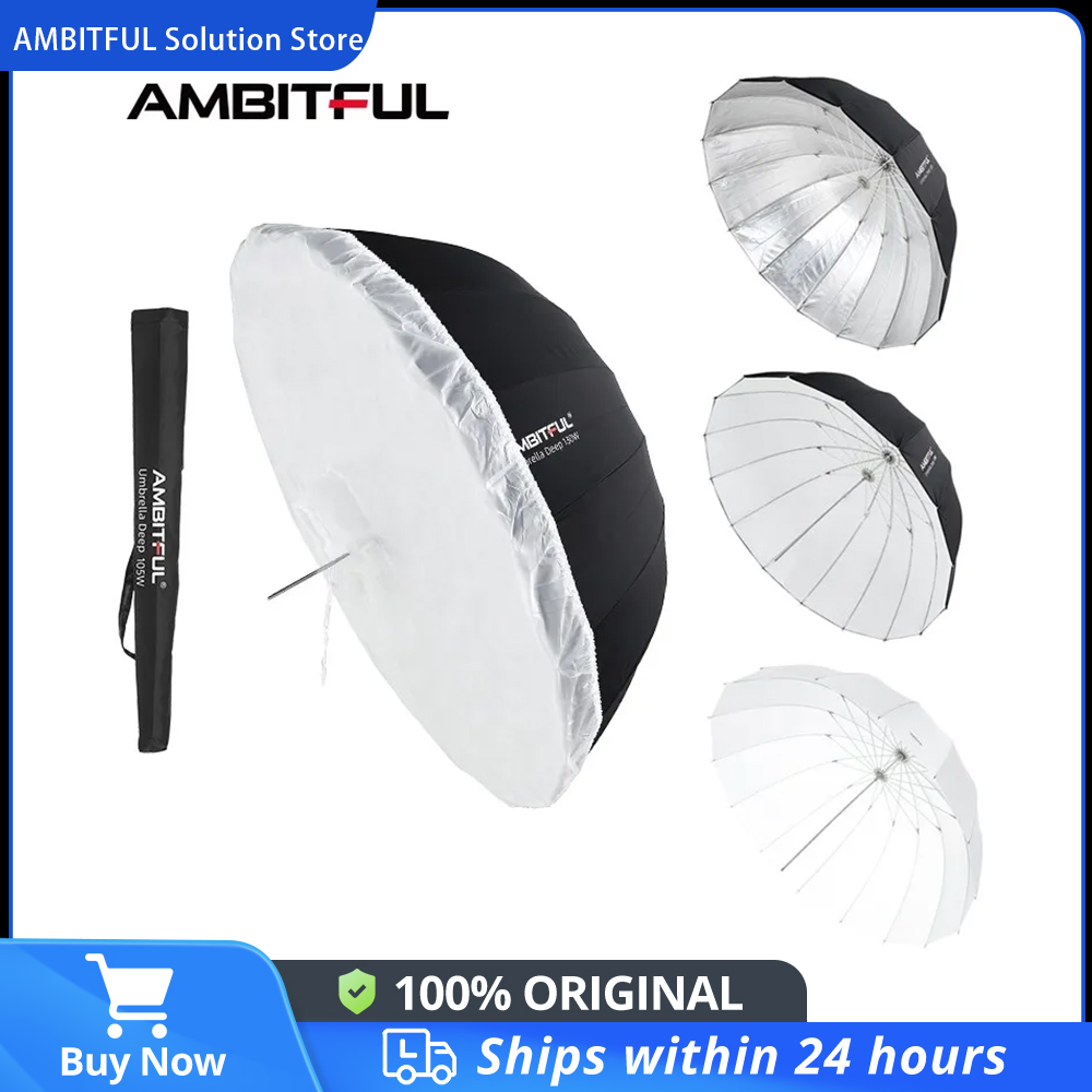 AMBITFUL 105cm 130cm 160cm Dee - Parabolic Umbrella Deep บทวิจารณ์และราคา