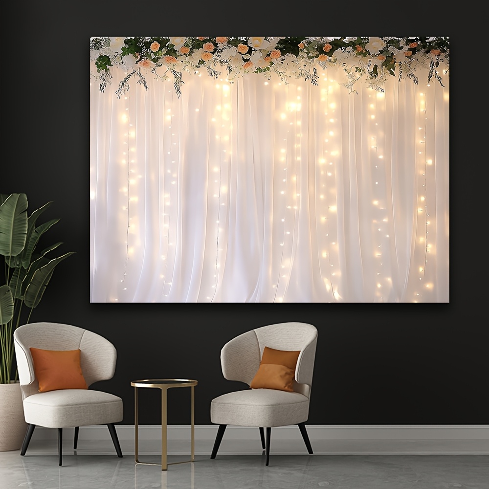 1 white tulle curtain with war - Photography Lighting Design บทวิจารณ์และราคา