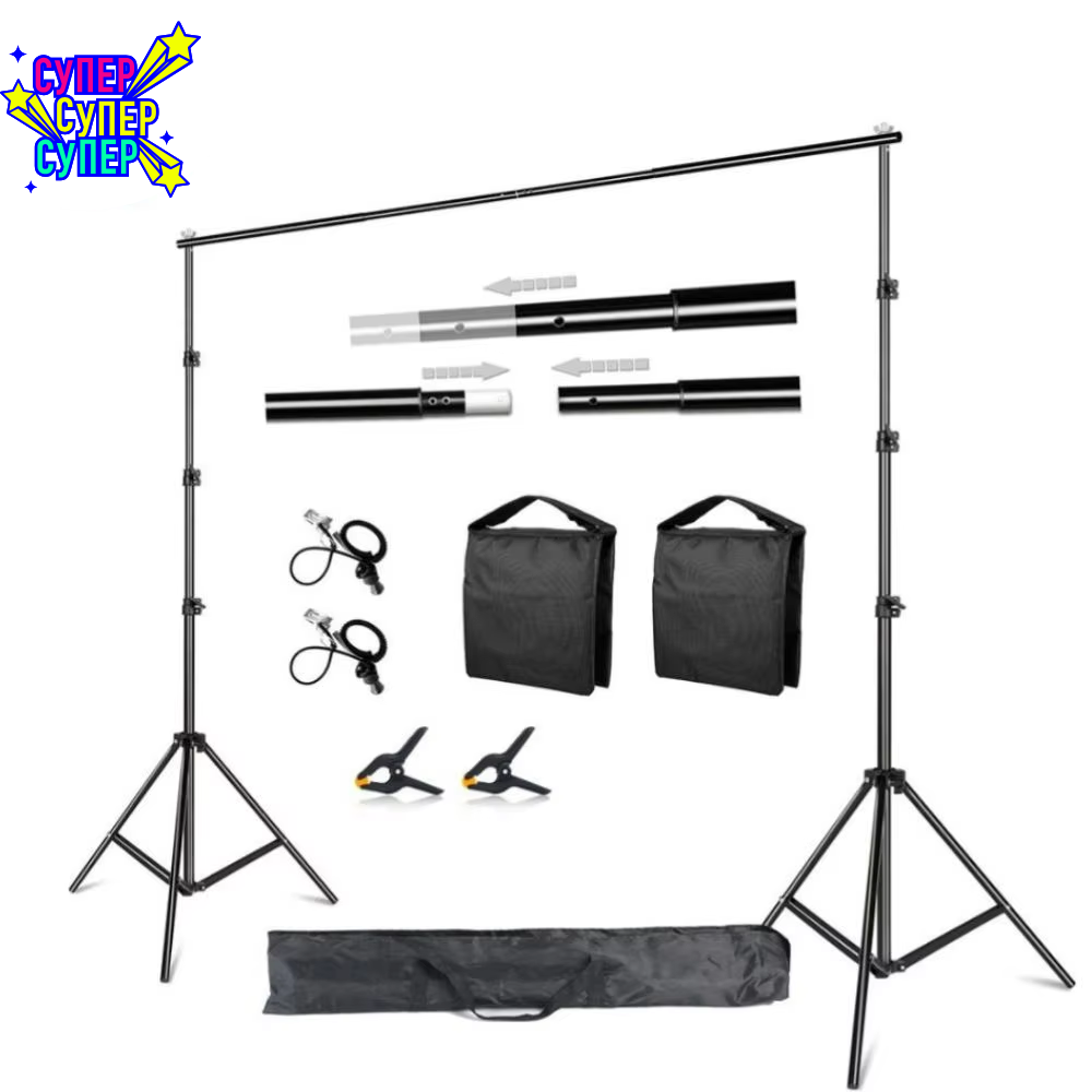 Backdrop Stand Photo Backgroun - Photography Lighting Weight Bags บทวิจารณ์และราคา