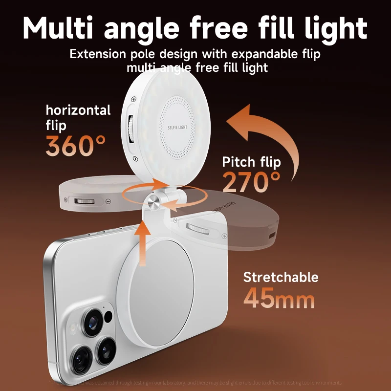 LED Selfie Fill Light for Mags - Photography Lighting Patterns บทวิจารณ์และราคา