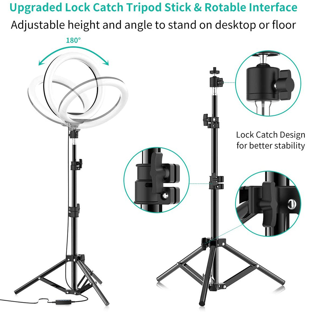 Phone Live Ring Light 10 Inch  - Photography Lighting Patterns บทวิจารณ์และราคา
