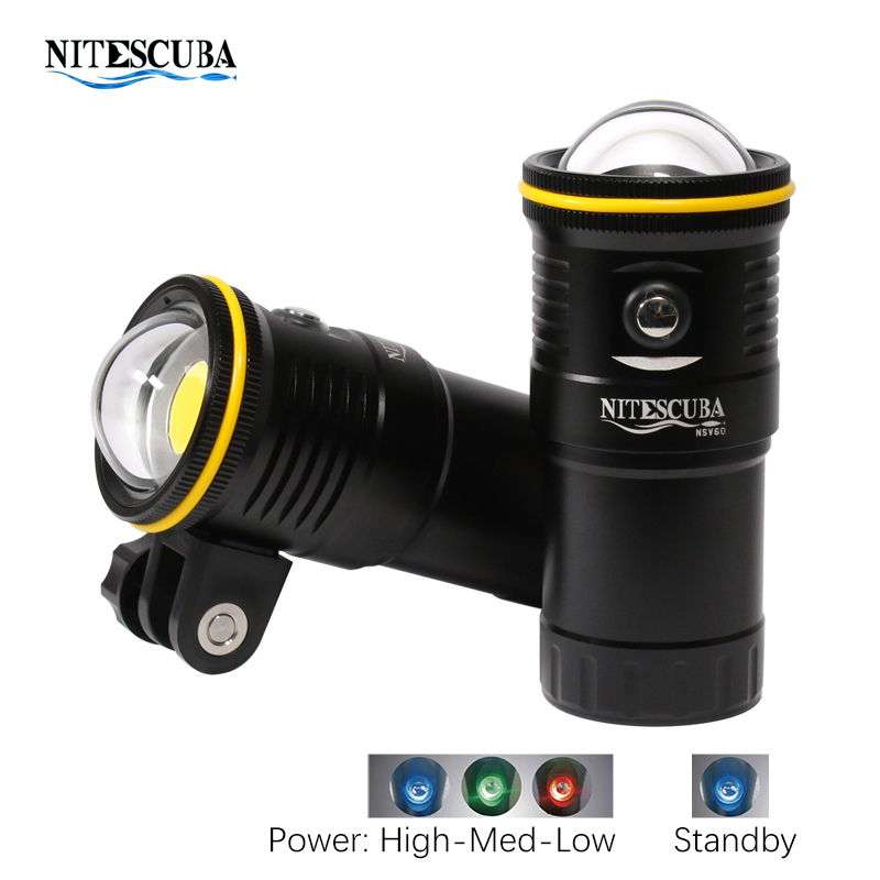 Nitescuba NSV60 LED Diving Vid - Photography Lighting Wireless บทวิจารณ์และราคา