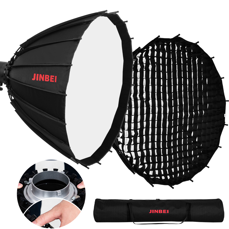 JINBEI 120cm Deep Reflective P - Parabolic Umbrella Deep บทวิจารณ์และราคา