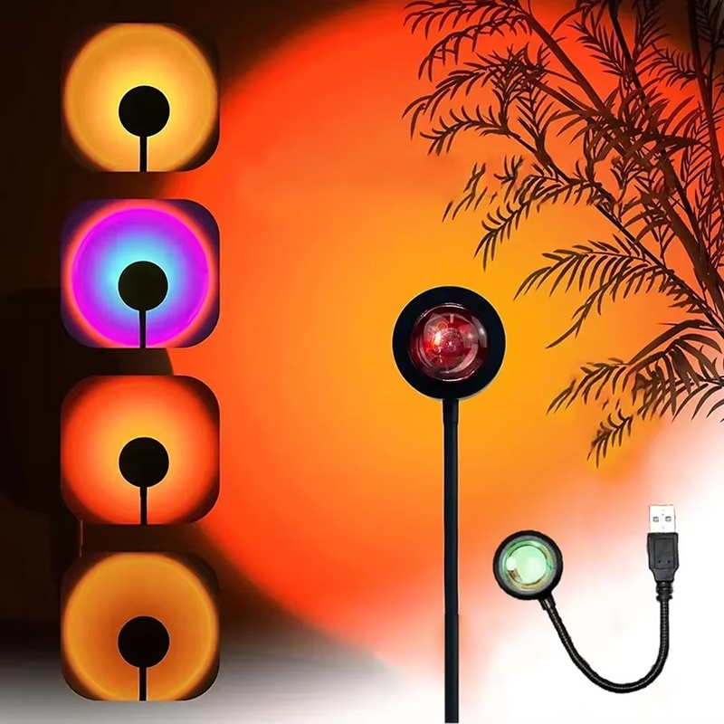 USB Charging LED Sunset Light  - Photography Lighting Wall บทวิจารณ์และราคา
