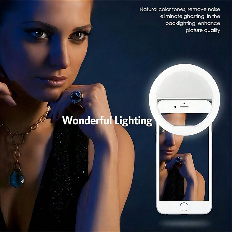 LED Selfie Ring Light Novelty  - Photography Lighting Tool บทวิจารณ์และราคา