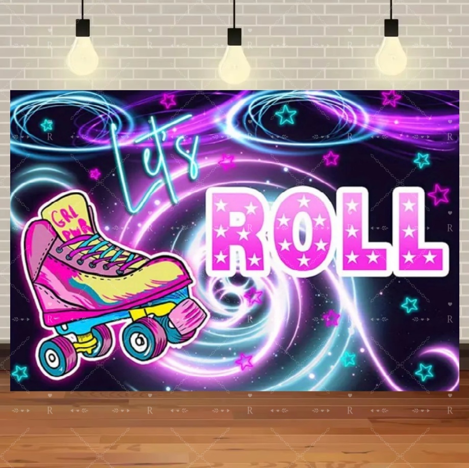 Roller Skating Shoes Theme Bir - Photography Lighting And Backdrop บทวิจารณ์และราคา