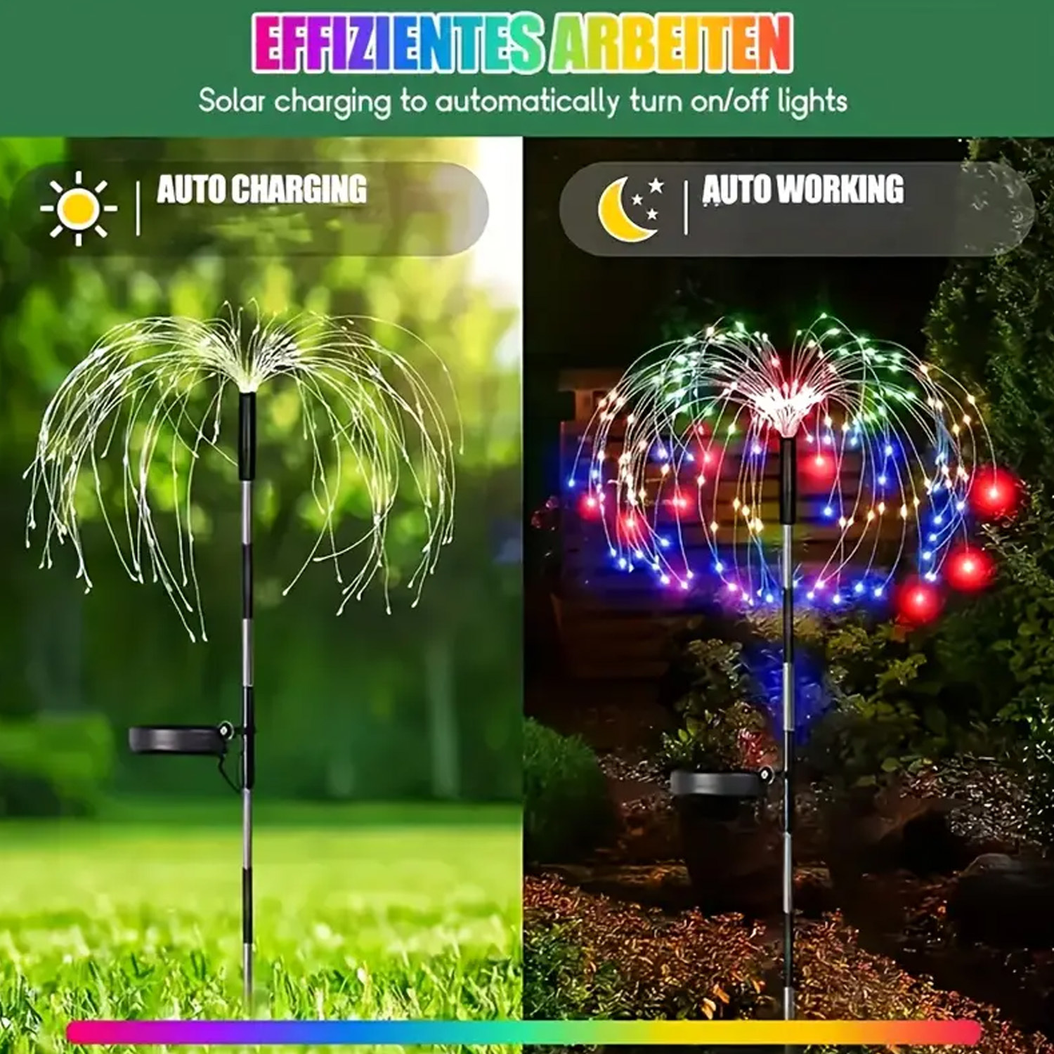 8-Mode Solar Firework Lights w - Photography Lighting And Backdrop บทวิจารณ์และราคา