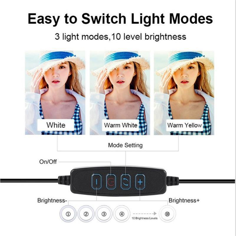 Dimmable Led Ring Light Profis - Photography Lighting Wall บทวิจารณ์และราคา