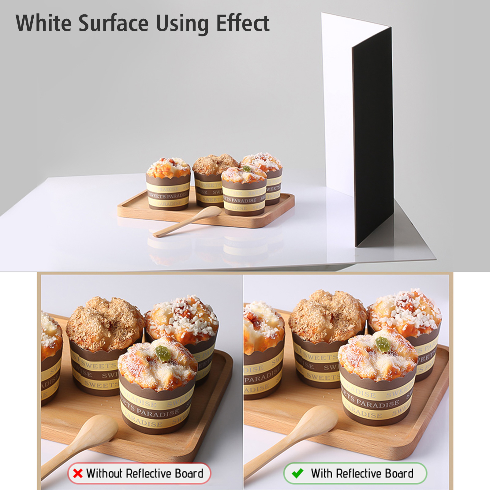 3-in-1 Photography Cardboard P - Photography Still Life Lighting บทวิจารณ์และราคา