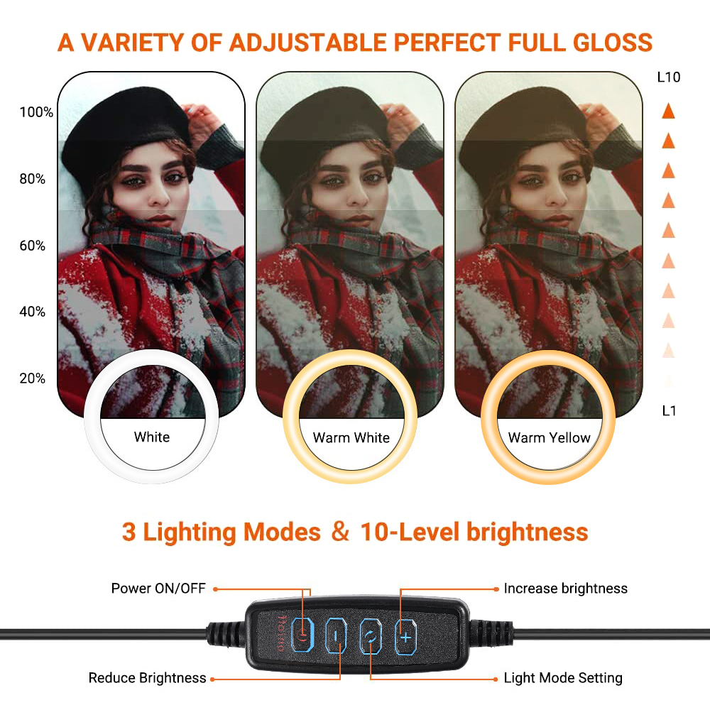 26cm 10 inch Led Ring Selfie L - Photography Lighting Tool บทวิจารณ์และราคา