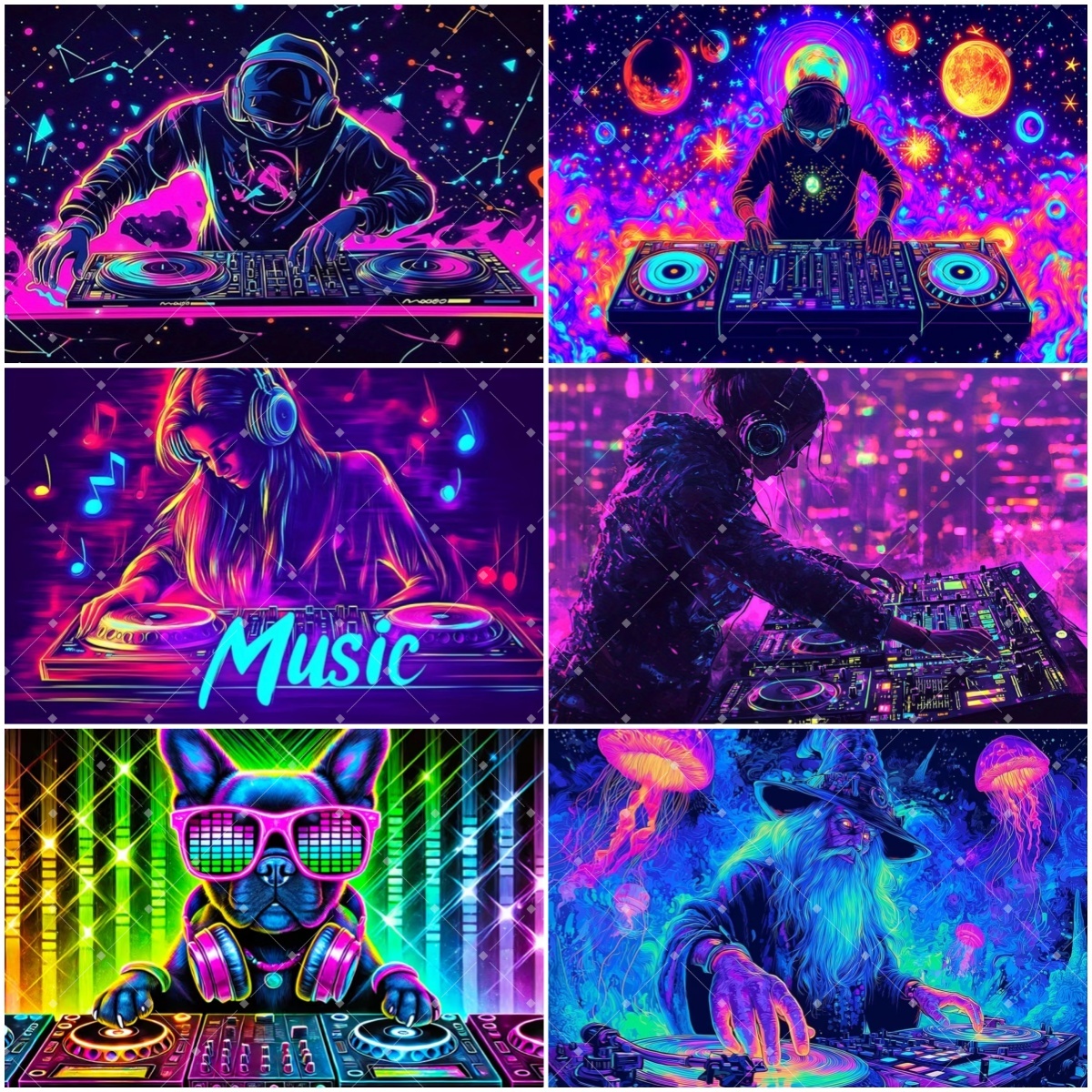 Hip Hop Music DJ Party Decorat - Photography Lighting And Backdrop บทวิจารณ์และราคา