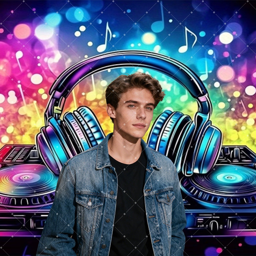 Hip Hop Music DJ Party Decorat - Photography Lighting And Backdrop บทวิจารณ์และราคา