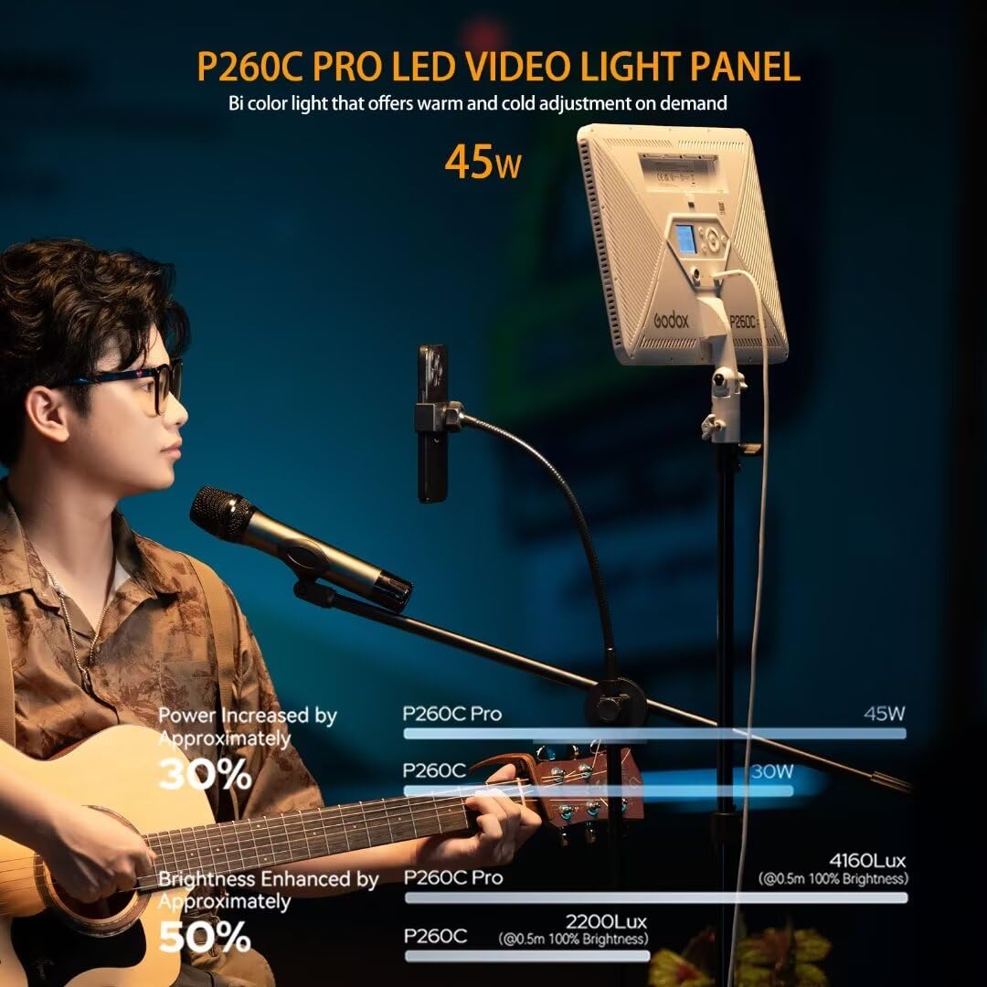 Godox P260C Pro LED Video Ligh - Photography Lighting Wireless บทวิจารณ์และราคา