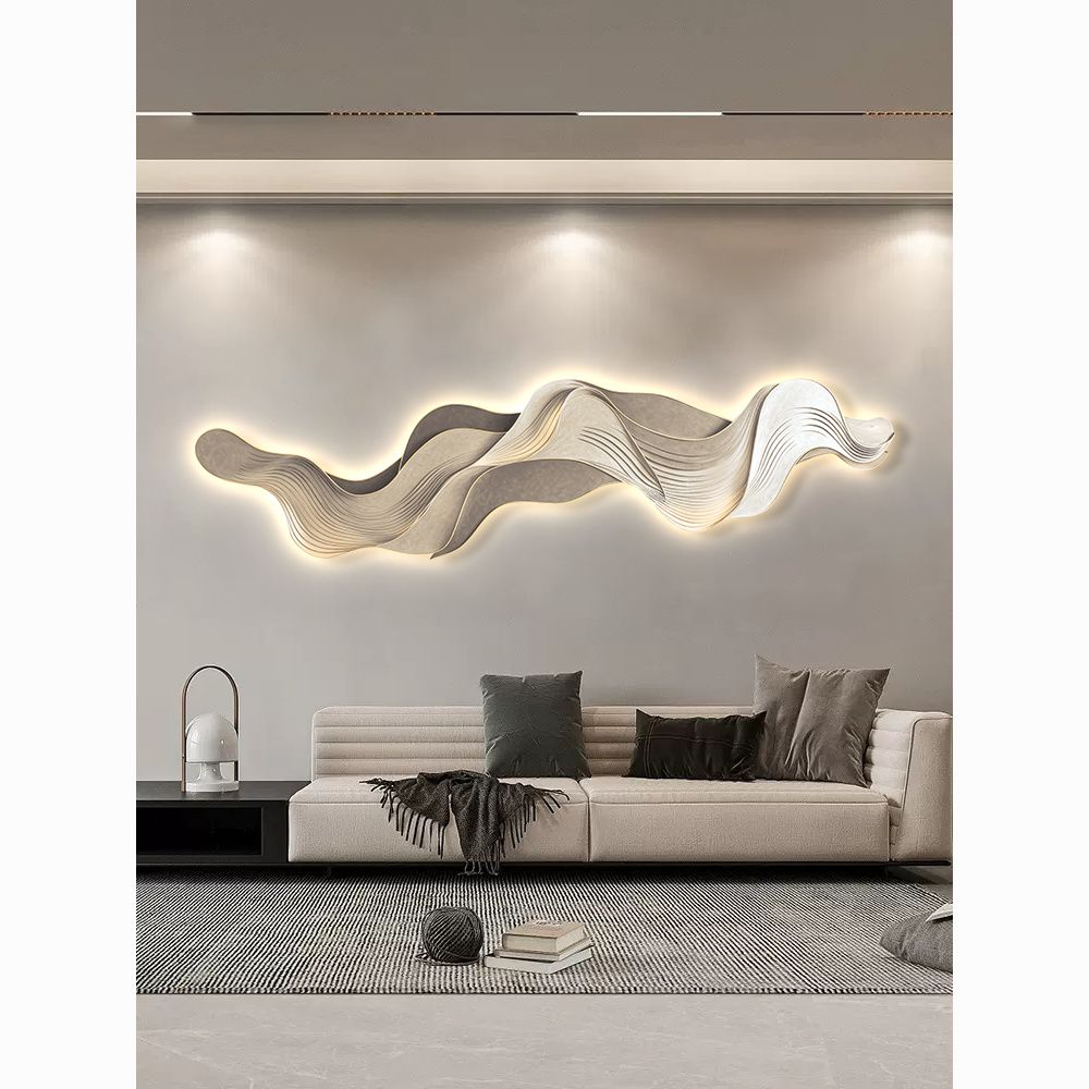 Mountain light luxury sofa bac - Photography Lighting Wall บทวิจารณ์และราคา