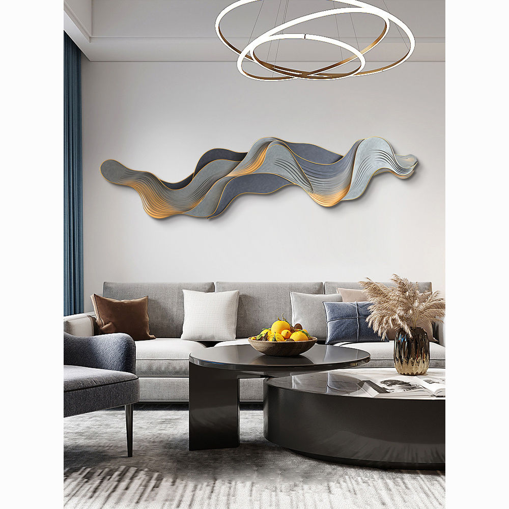 Mountain light luxury sofa bac - Photography Lighting Wall บทวิจารณ์และราคา