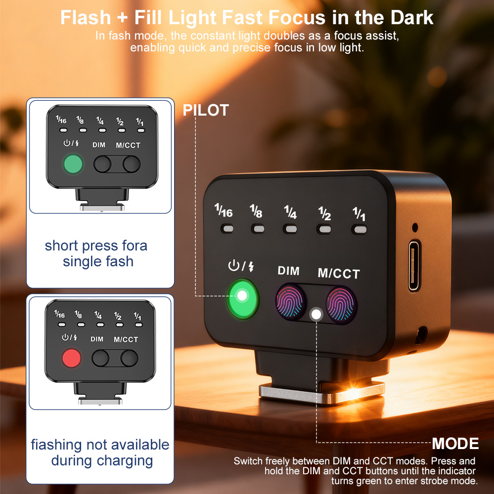 Mini Camera Flash Light Adjust - Photography Still Life Lighting บทวิจารณ์และราคา