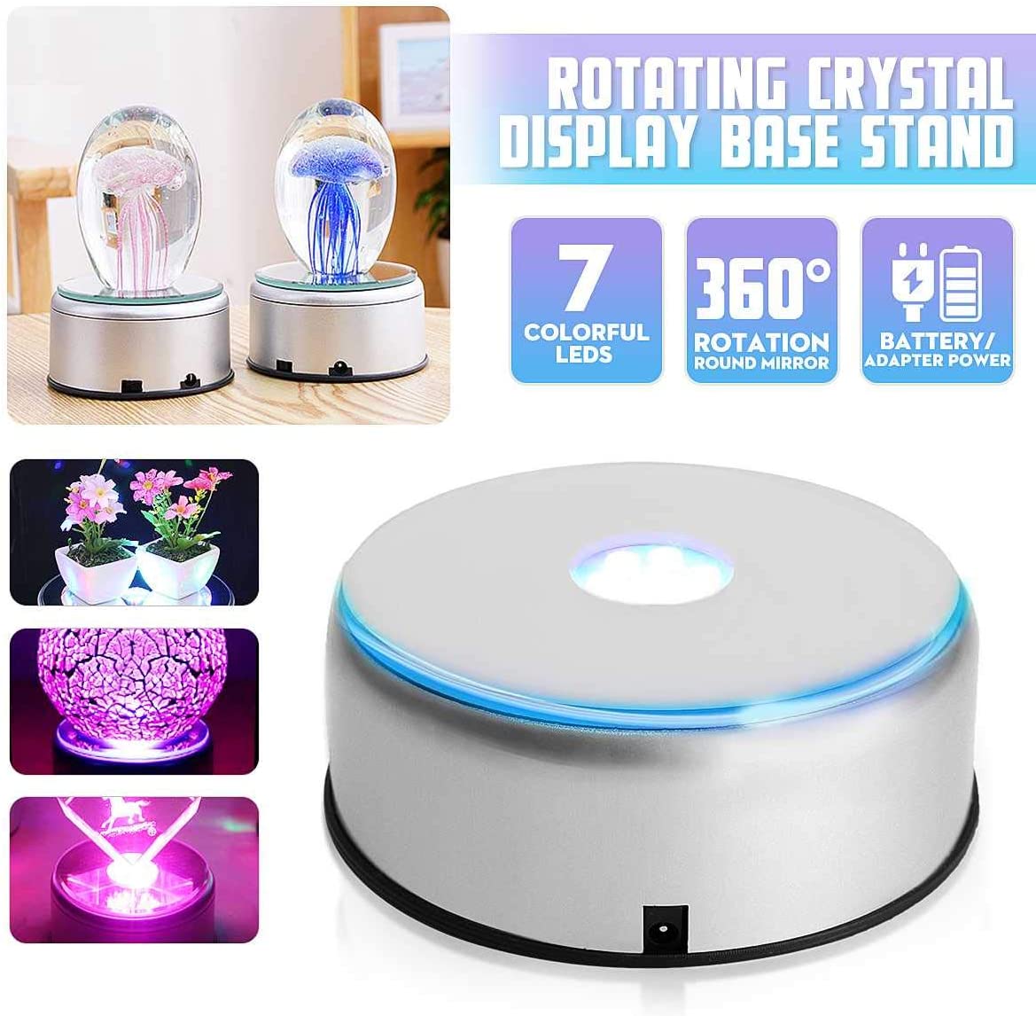25CM 360° Electric Display Sta - Photography Still Life Lighting บทวิจารณ์และราคา