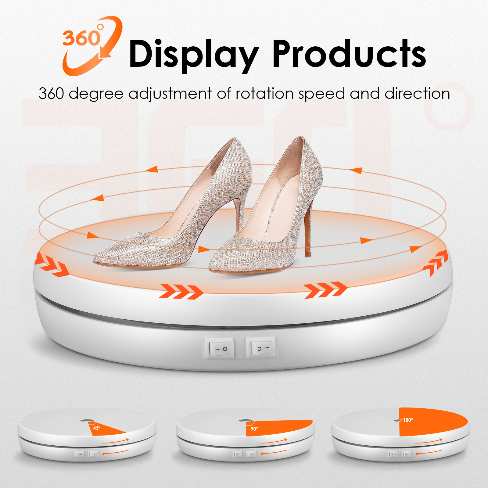 25CM 360° Electric Display Sta - Photography Still Life Lighting บทวิจารณ์และราคา