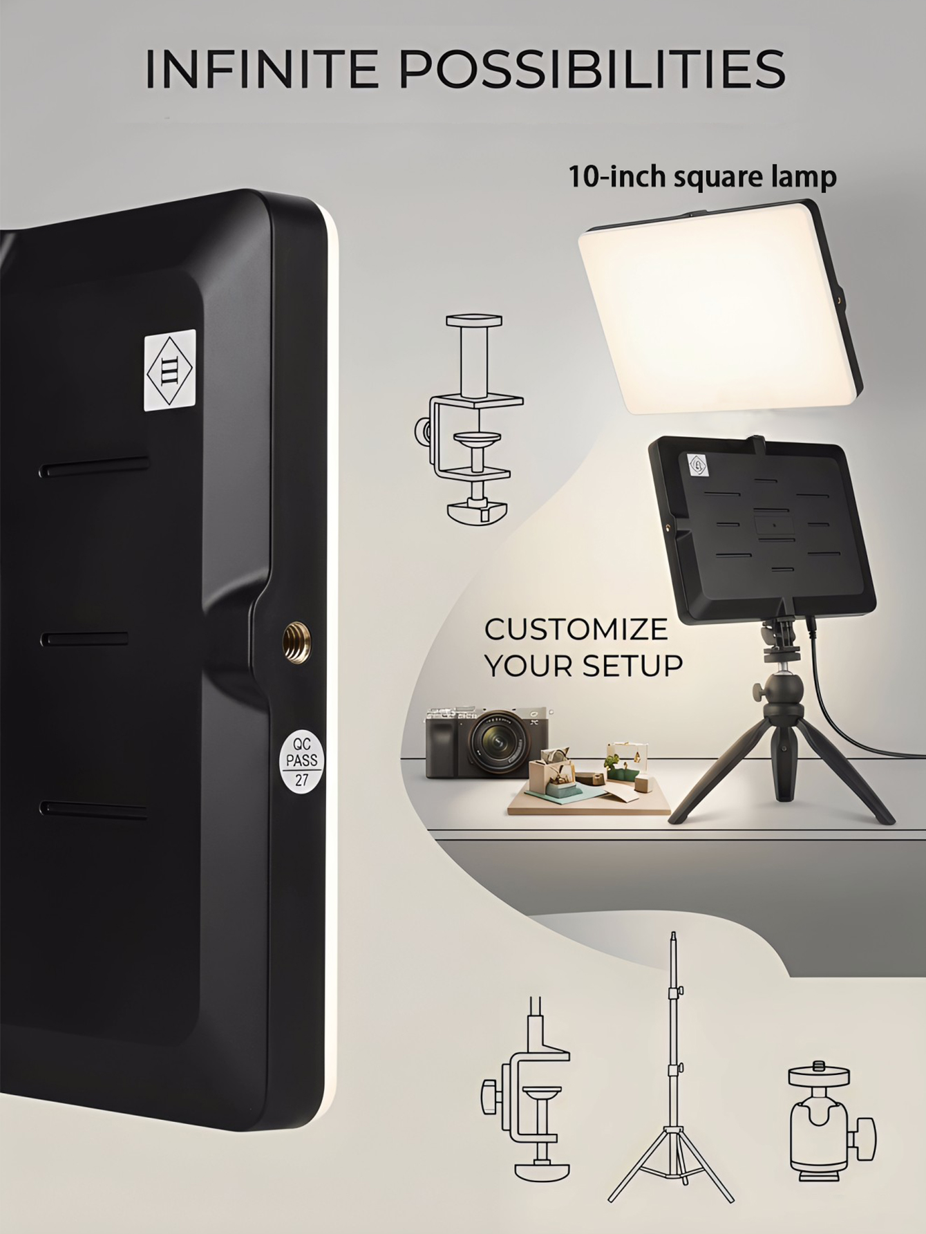 LUSB-charged LED fill light, s - Photography Lighting Design บทวิจารณ์และราคา