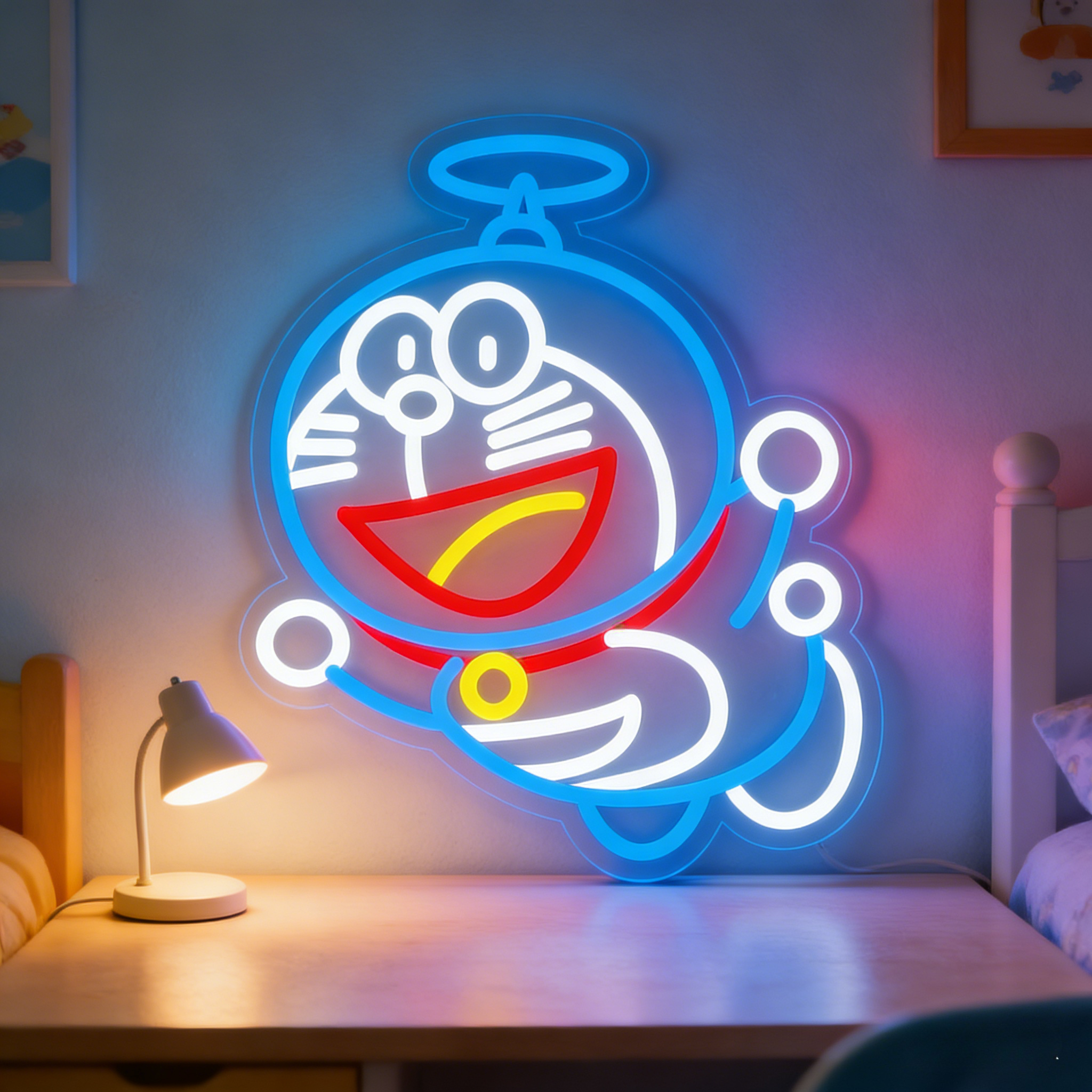 Doraemon Neon Sign LED USB Dim - Photography Lighting Game บทวิจารณ์และราคา