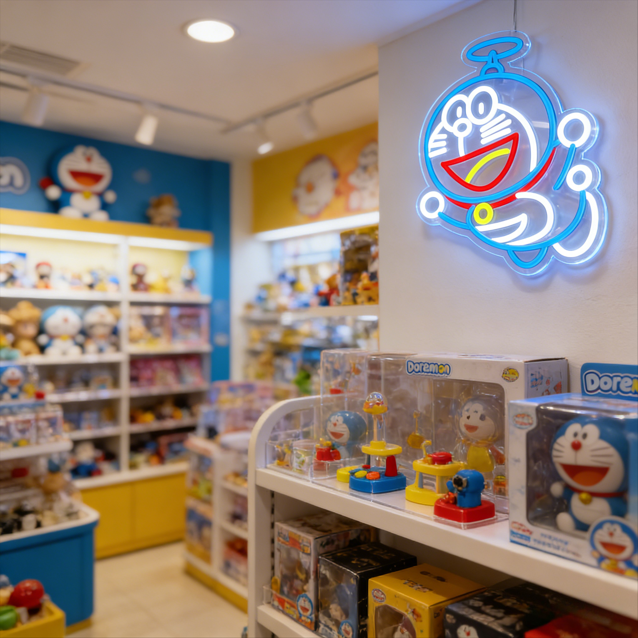 Doraemon Neon Sign LED USB Dim - Photography Lighting Game บทวิจารณ์และราคา
