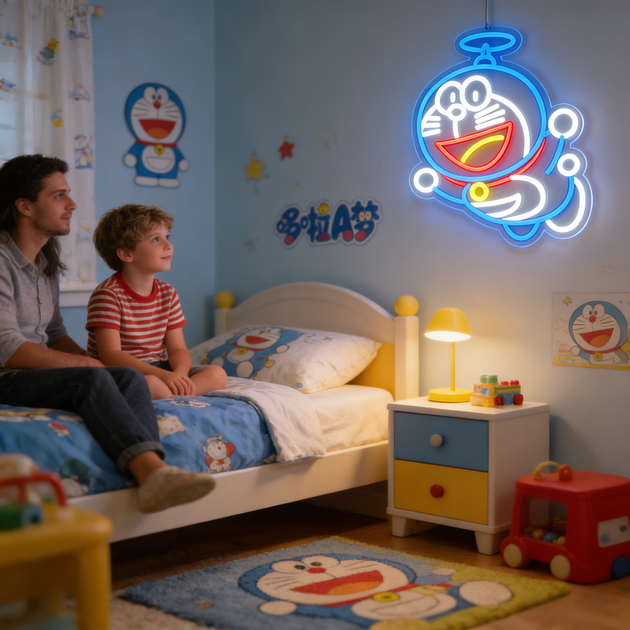 Doraemon Neon Sign LED USB Dim - Photography Lighting Game บทวิจารณ์และราคา